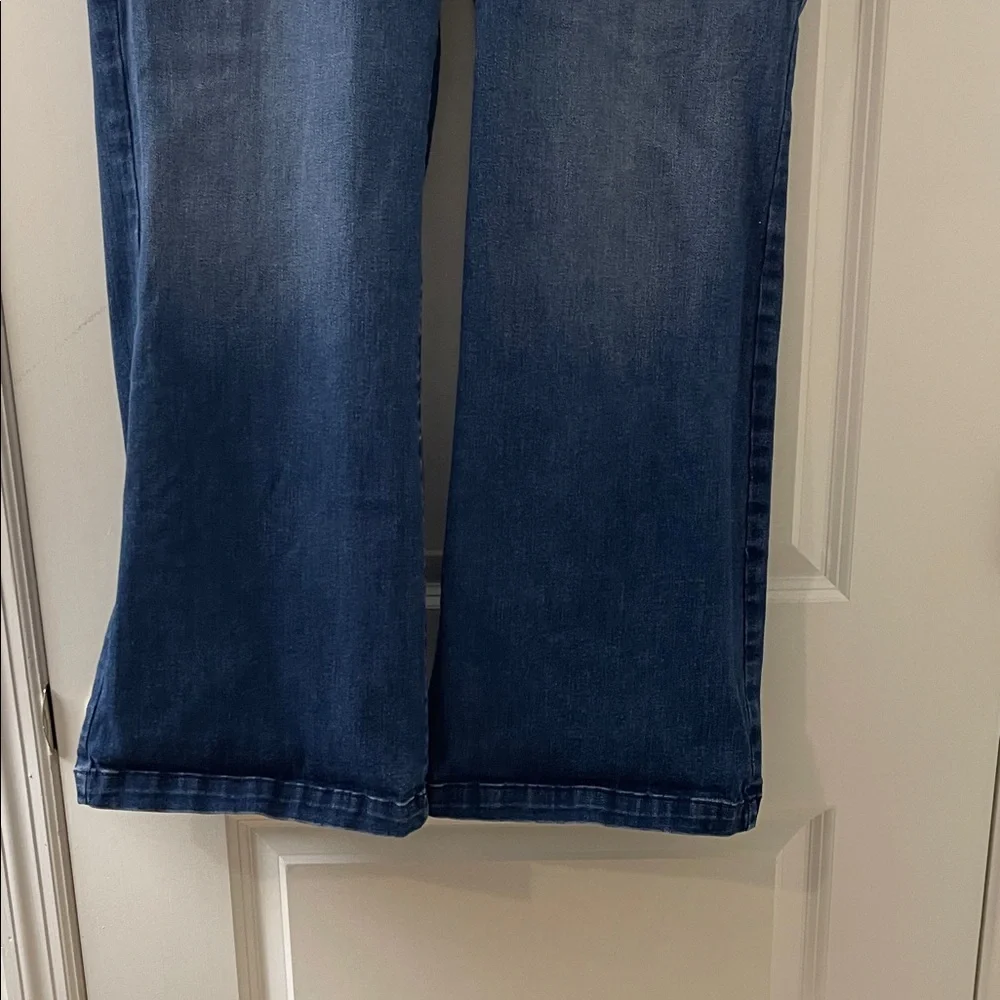 Lane Bryant Dark Blue Flare Jeans - Picture 5 of 7